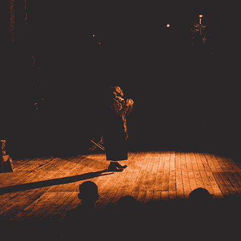 Man performing
