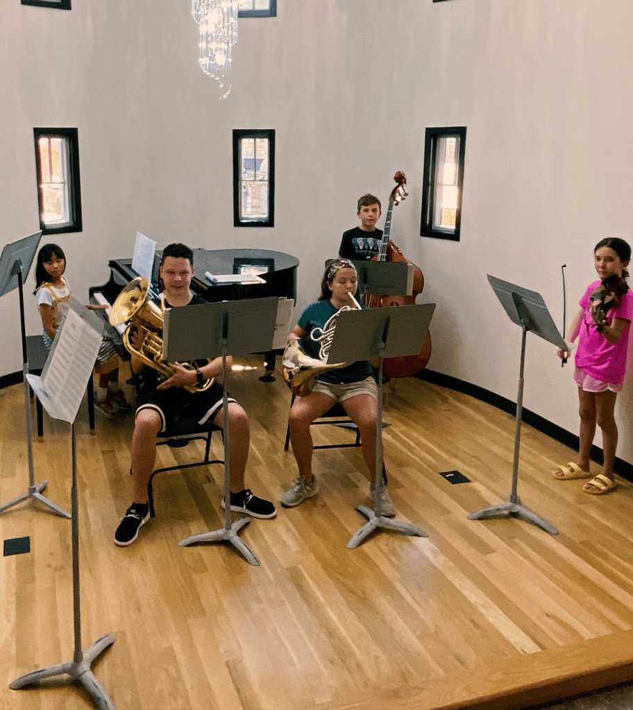 Children Playing Musical Instruments